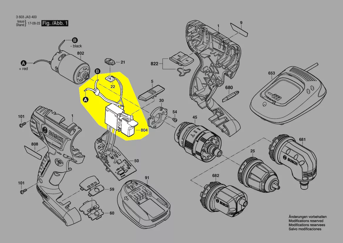 Interrupteur réf. 2 609 005 666 BOSCH